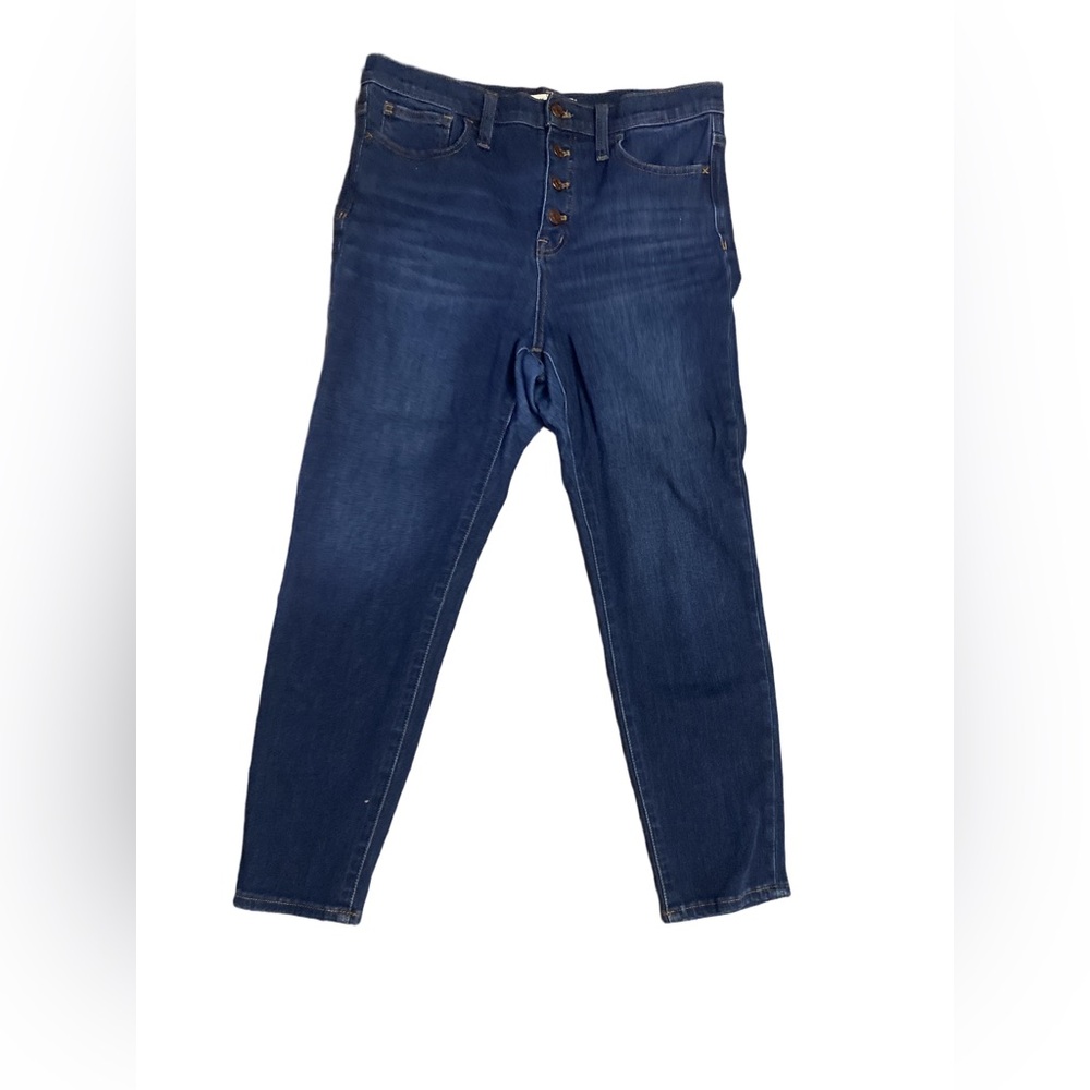 Madewell 10" High-Rise Skinny Jeans Button-Front Edition Size 29